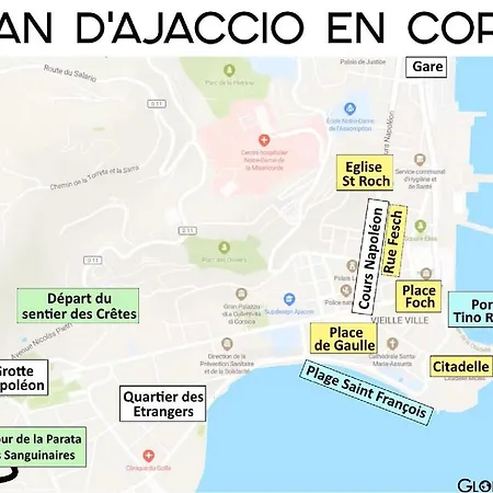 Apartamento Terrasse Au Coeur D'ajaccio Ajaccio (Corsica)